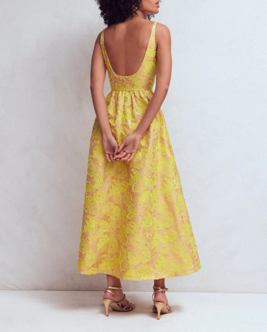 Fit and Flare Midi Dress