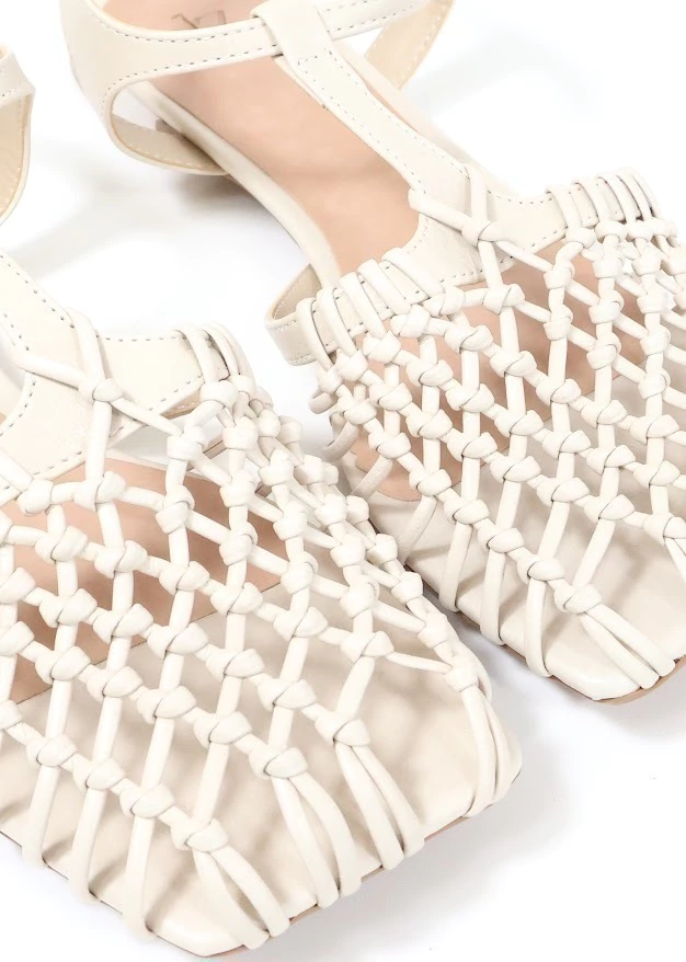 Woven-strap sandals
