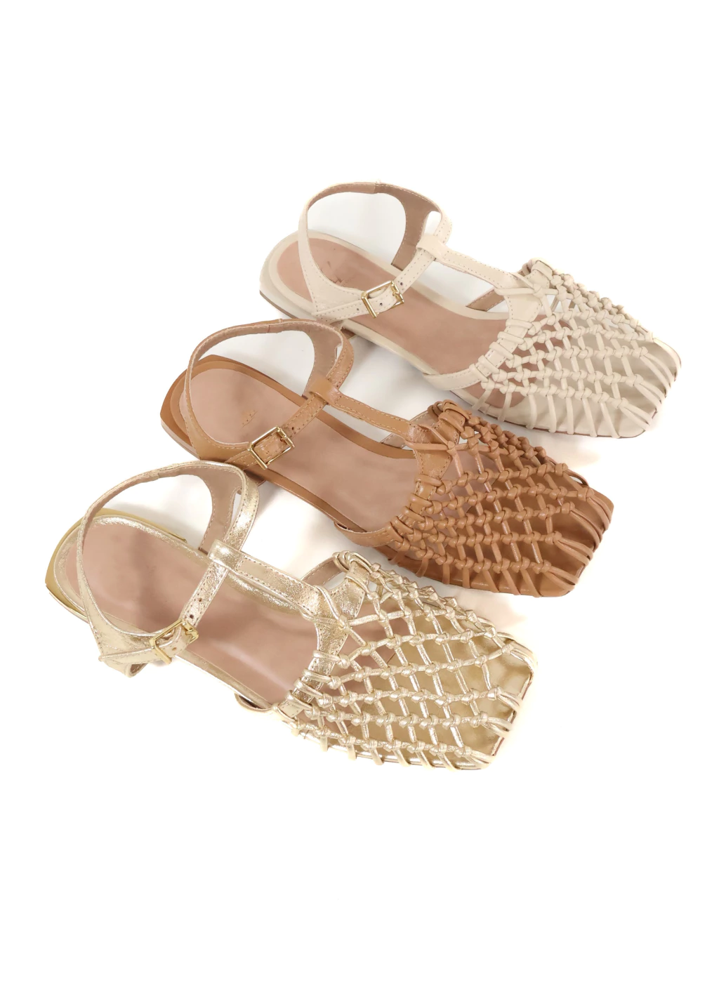Woven-strap sandals
