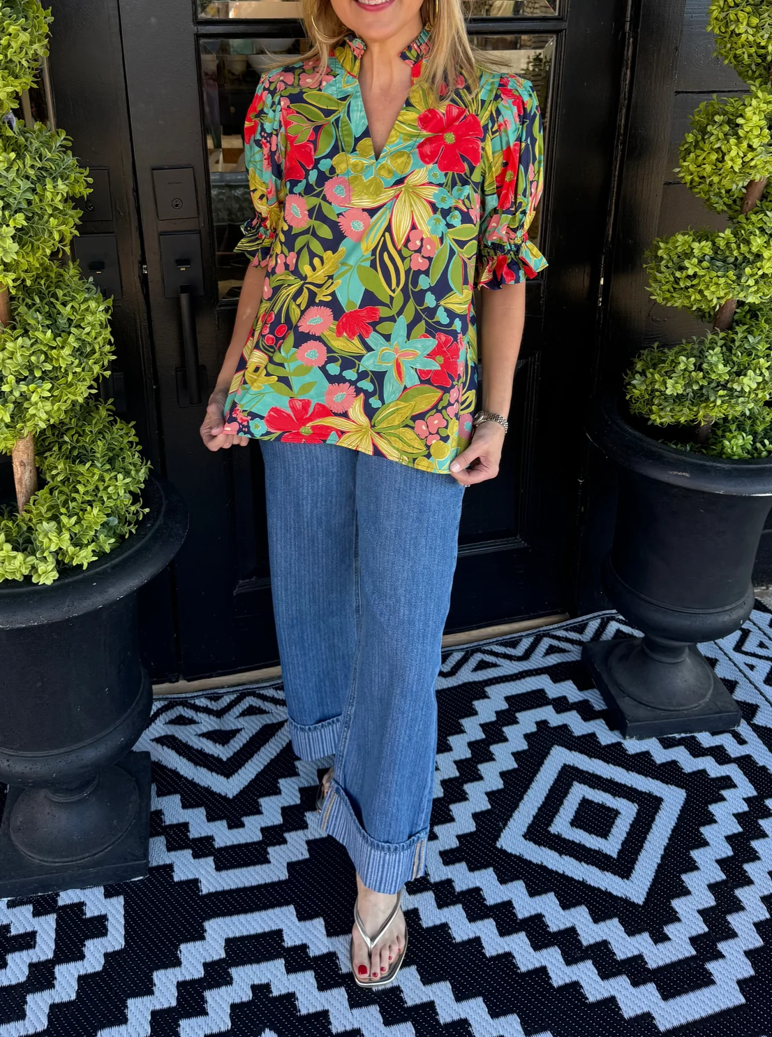 Odessa Top - Navy