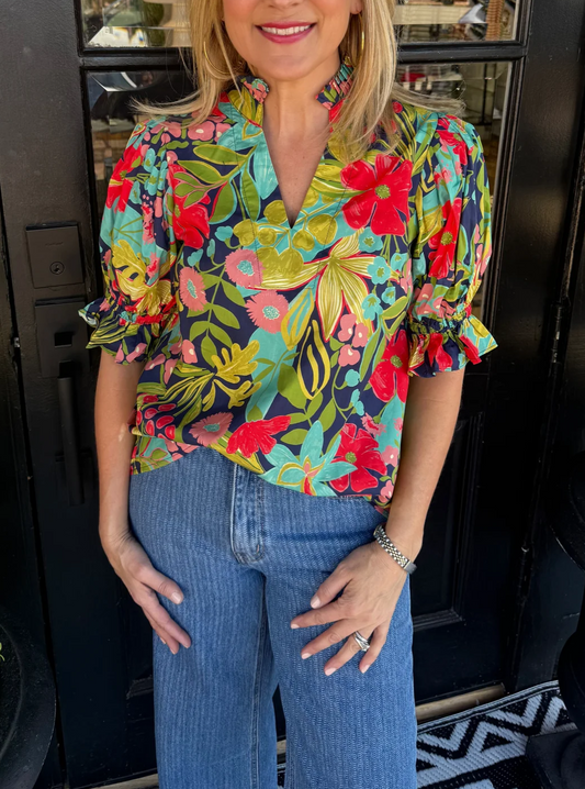 Odessa Top - Navy