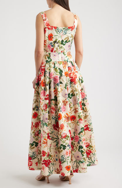 Floral A-Line Gown