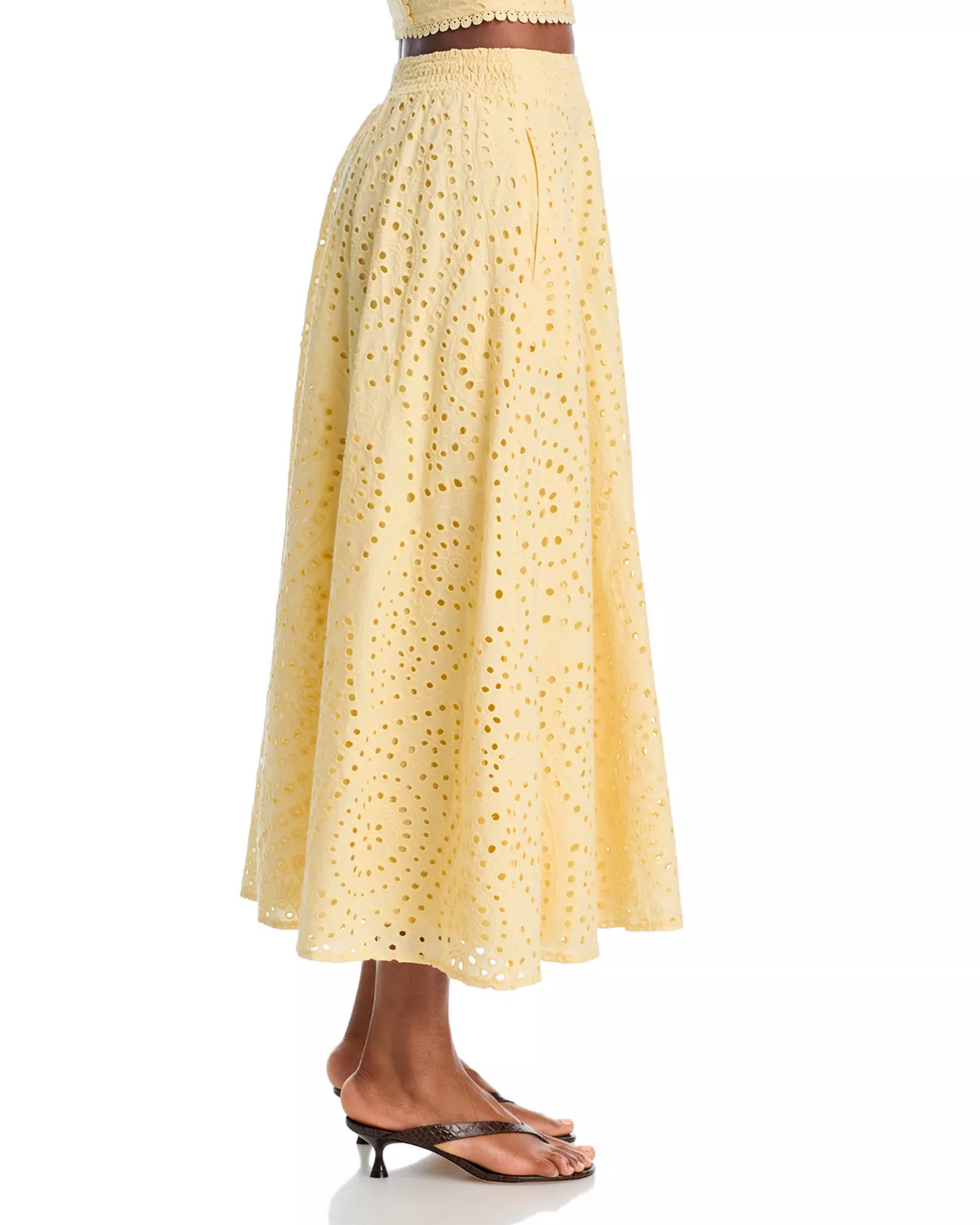 Eyelet Sleeveless Tank & Eyelet Maxi Dress