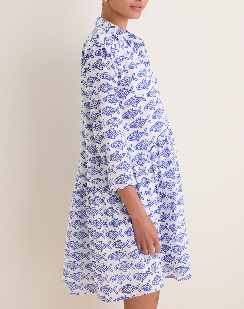 Blue Fish Short Dress
