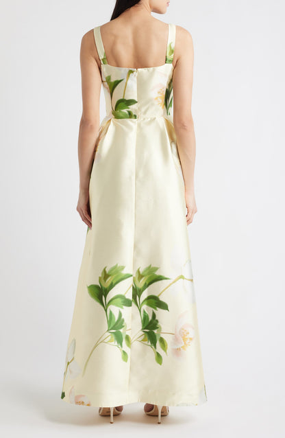 Floral Fit & Flare Gown