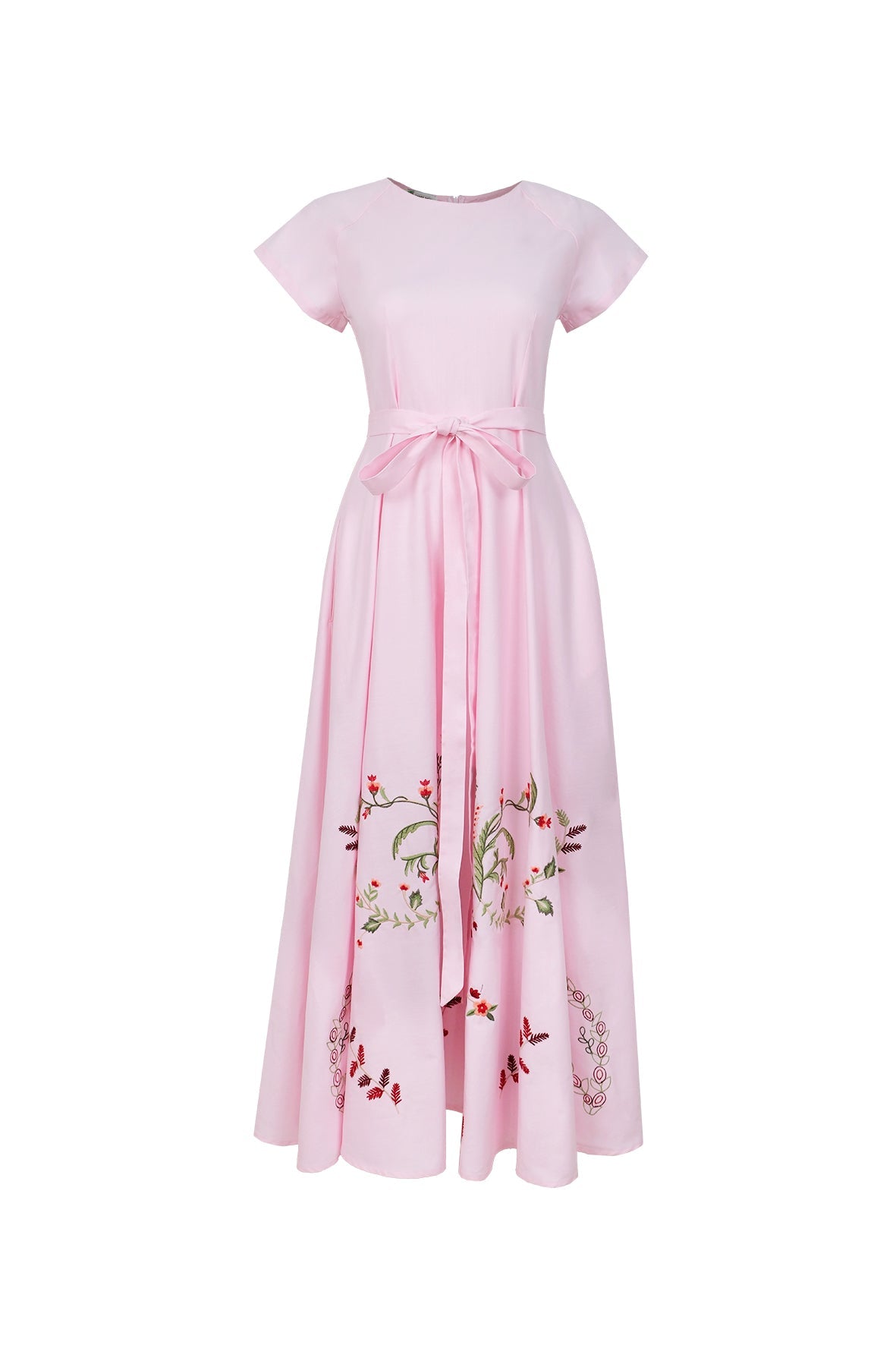 Pink printed dress