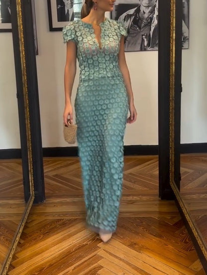 3D Floral Dress