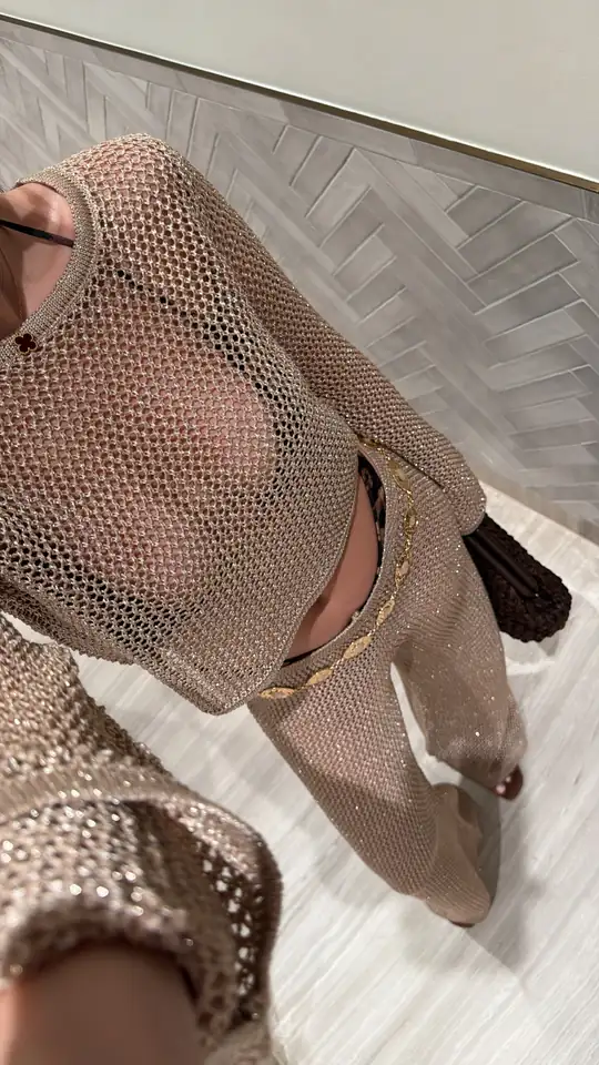 Shimmering Textured Two-Piece Set
