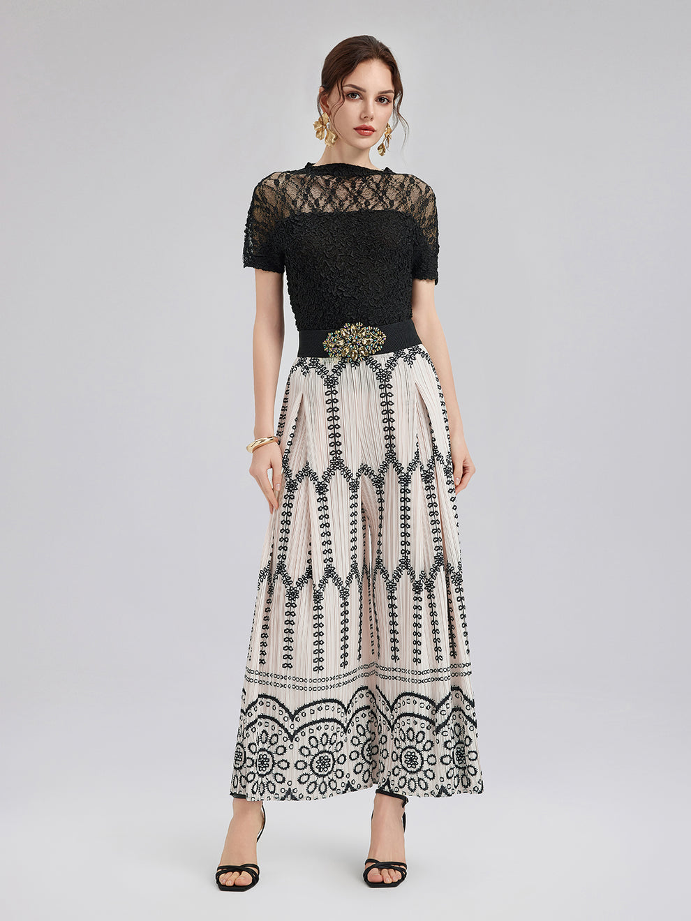 Bohemian Pleated Set