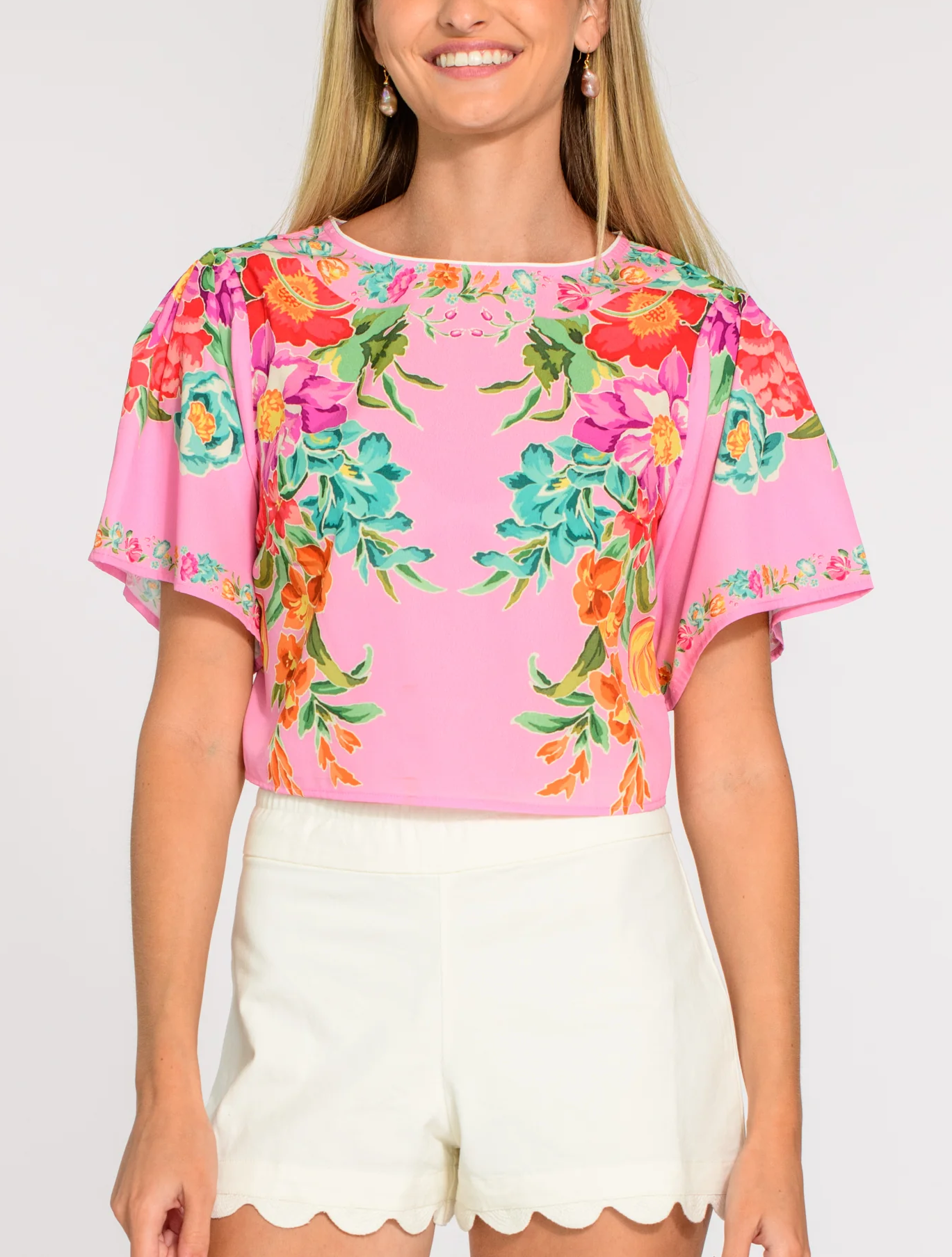 Paloma Print Dress - Cotton Candy