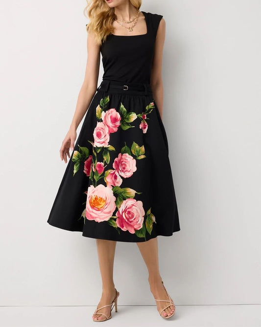 A-line Midi Skirt