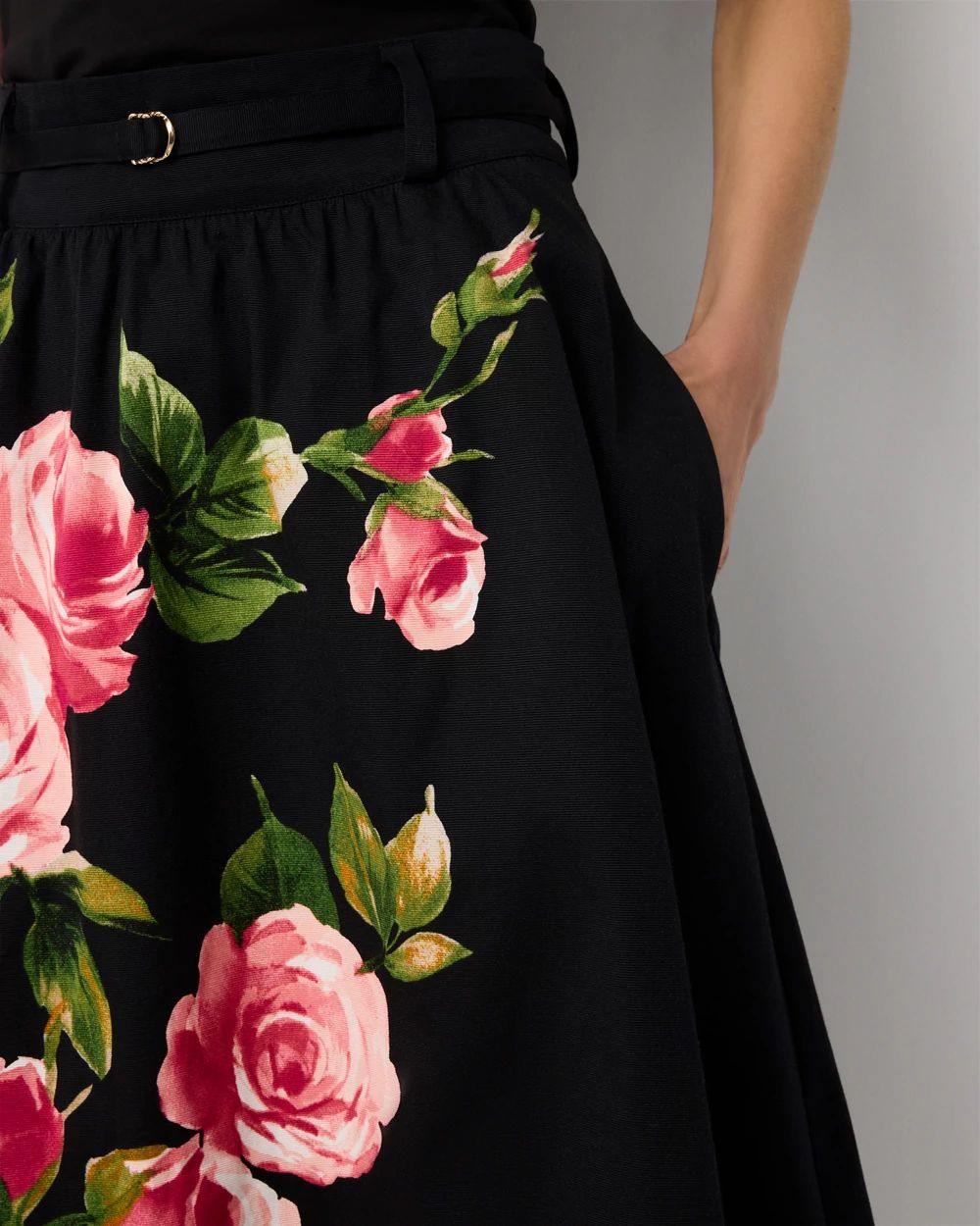 A-line Midi Skirt