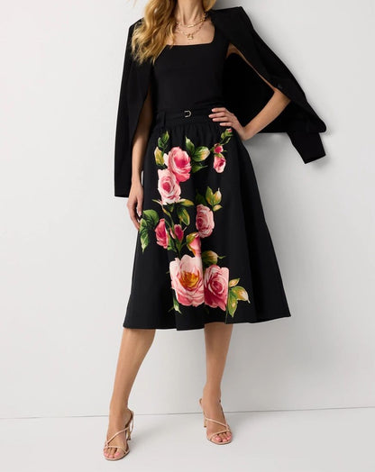 A-line Midi Skirt