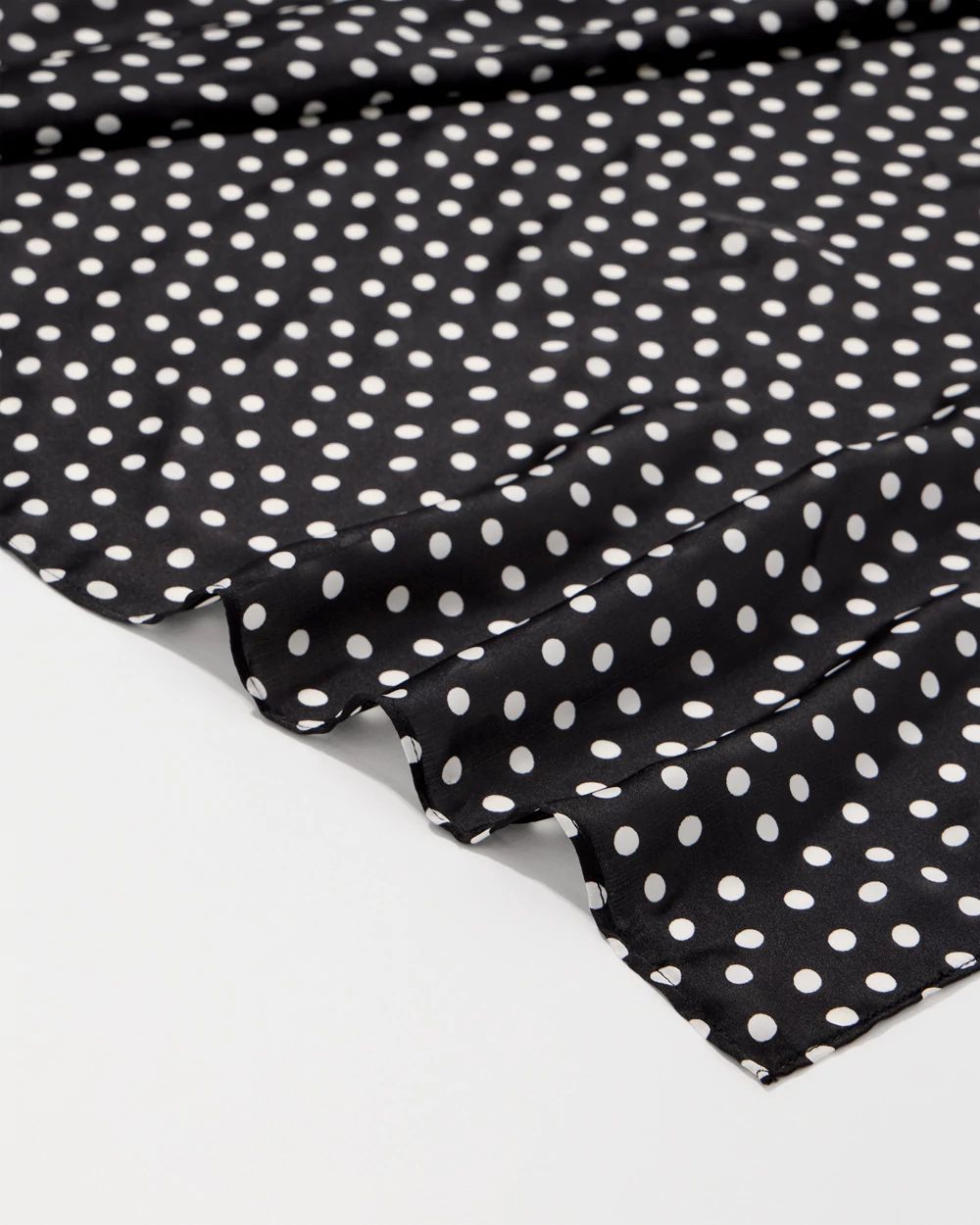 Dot Print Square Scarf