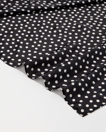 Dot Print Square Scarf