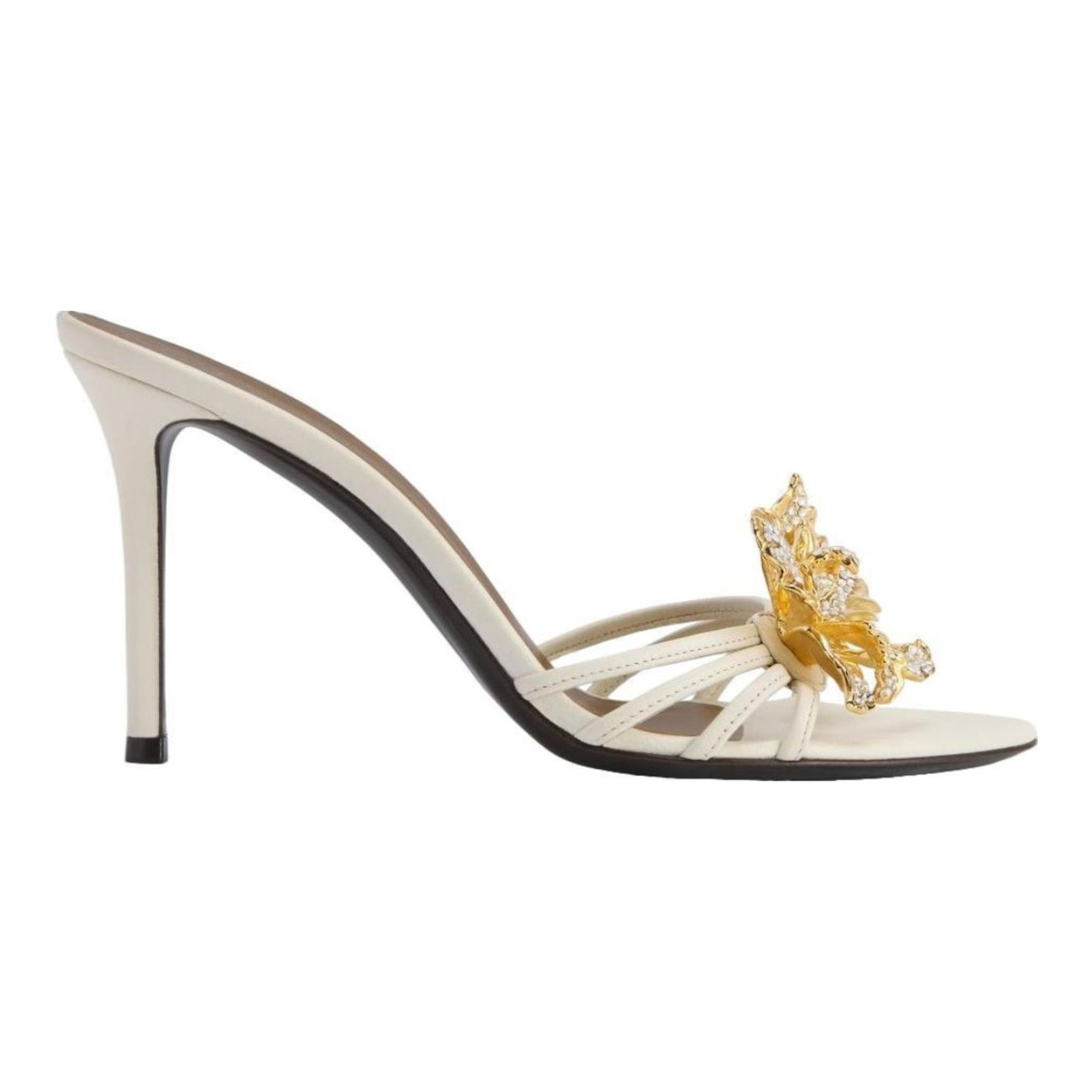 Floral Gemstone High Heels