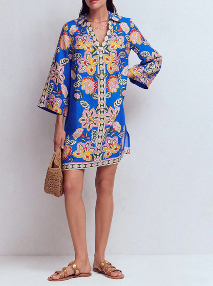 Linen Short Dress