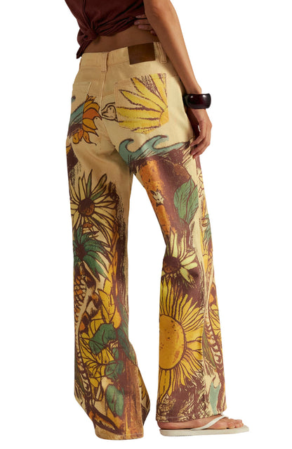 Slouchy Straight Leg Jeans