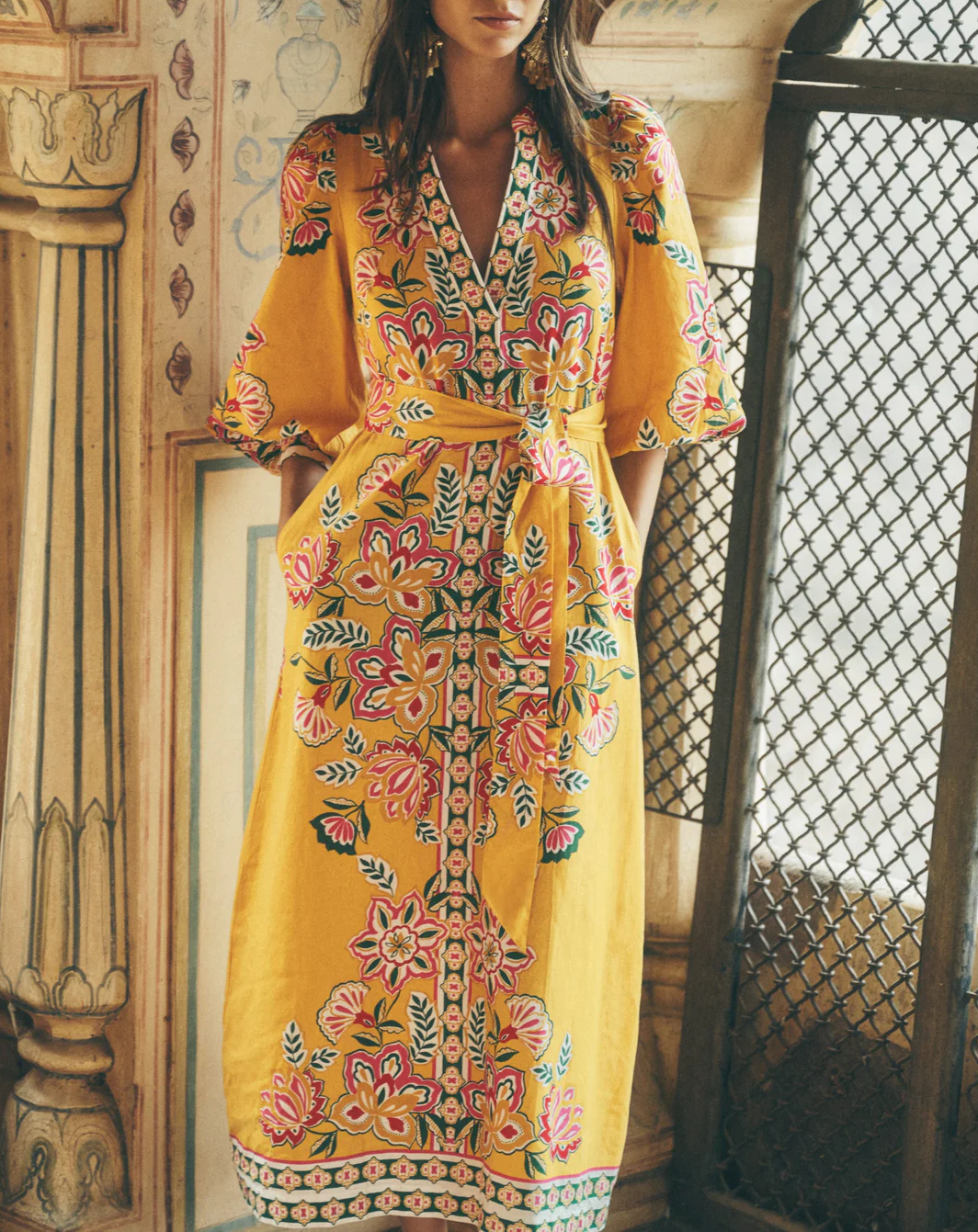 Linen Blend Dress