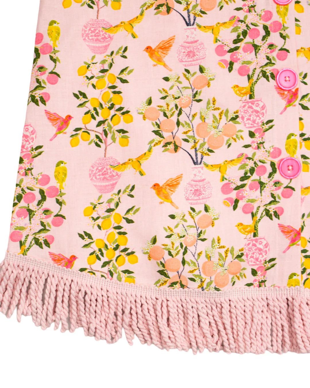 Printed Fringe Dress
