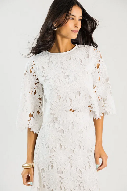 Gorgeous Lace Set, White