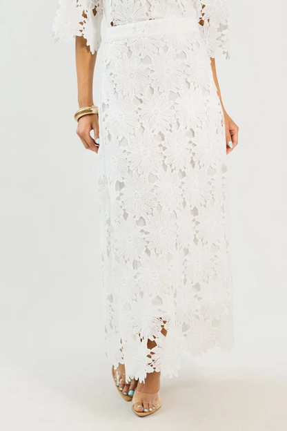 Gorgeous Lace Set, White