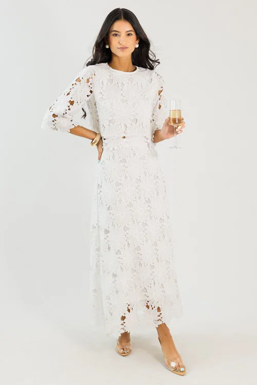 Gorgeous Lace Set, White