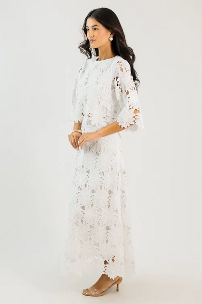 Gorgeous Lace Set, White
