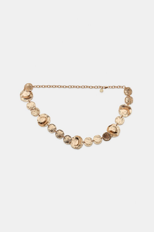 METAL MEDALLION BELT