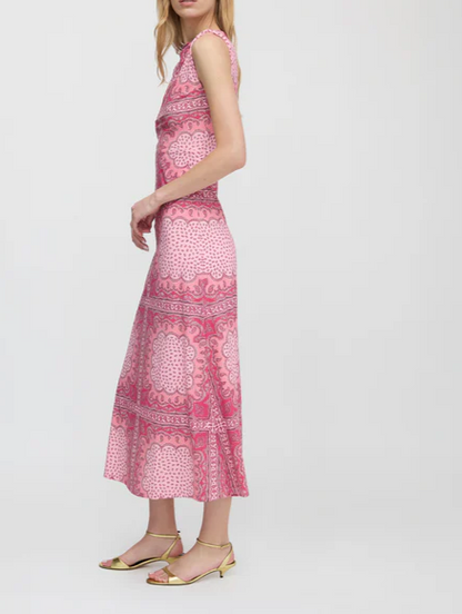 Sleeveless Printed Sloane Dress