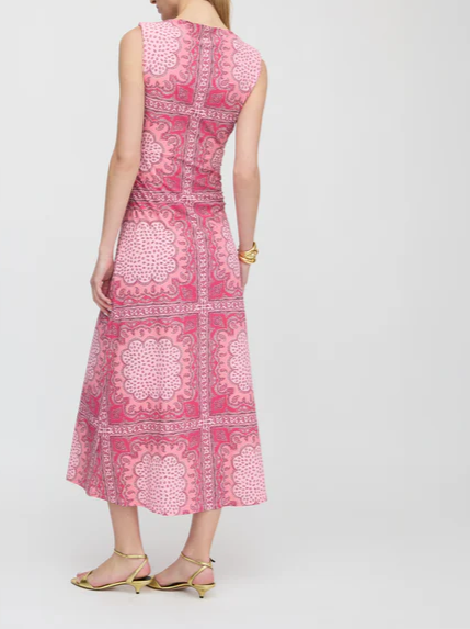 Sleeveless Printed Sloane Dress