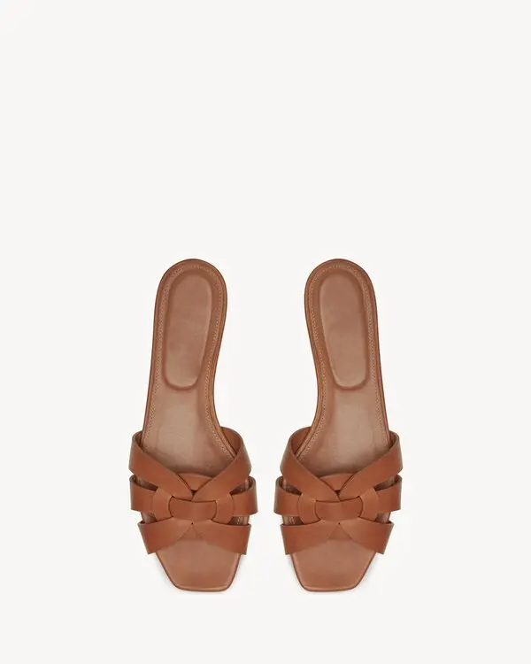 Patent leather sandals