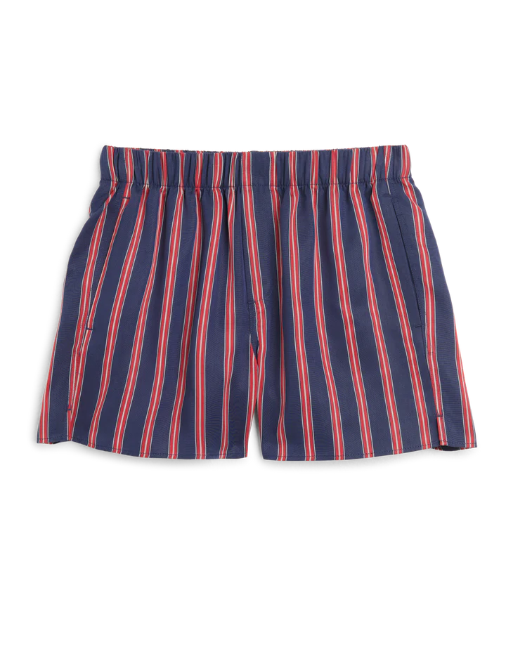 Red striped shirt and pants set