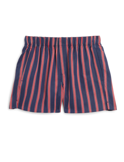Red striped shirt and pants set