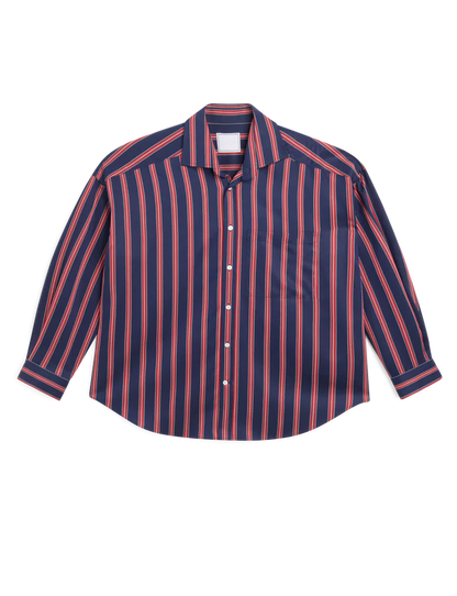 Red striped shirt and pants set