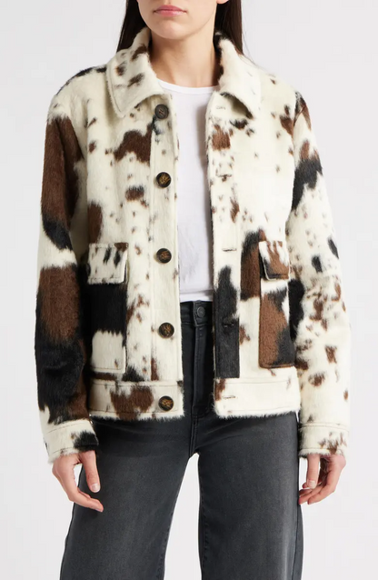 Cow Print Jacket