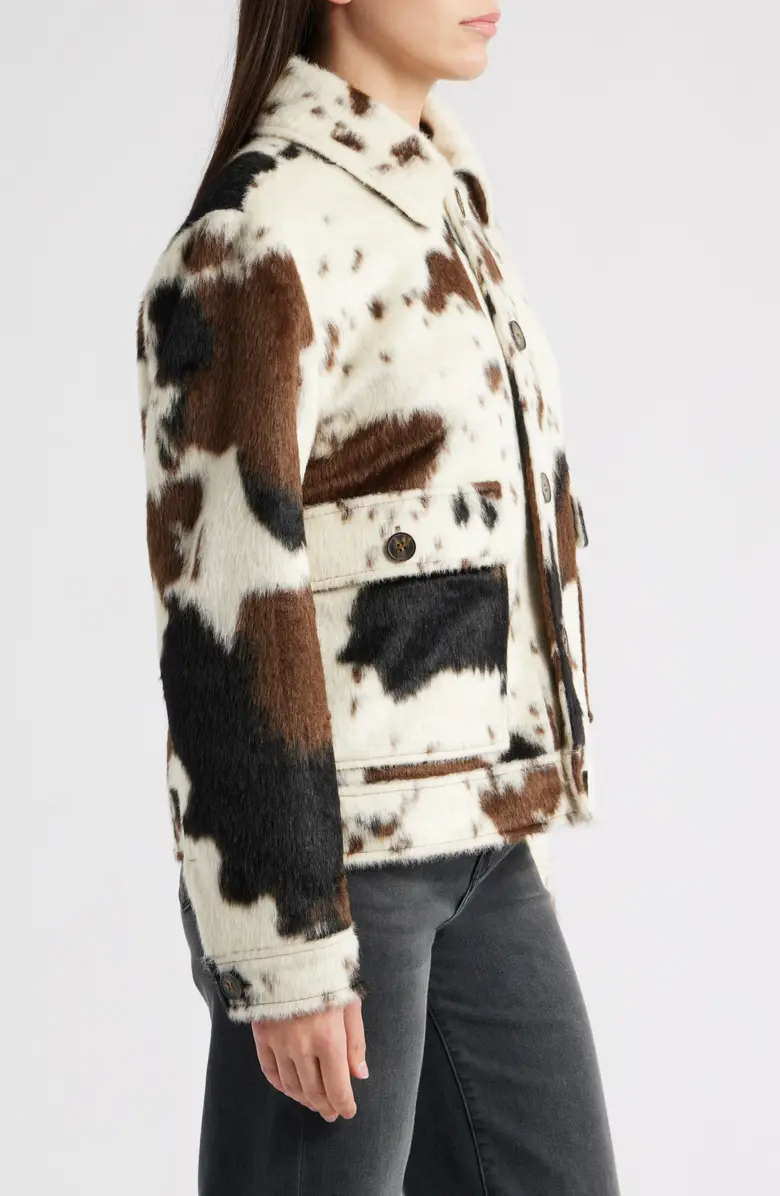 Cow Print Jacket