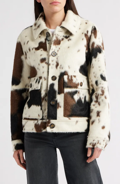 Cow Print Jacket
