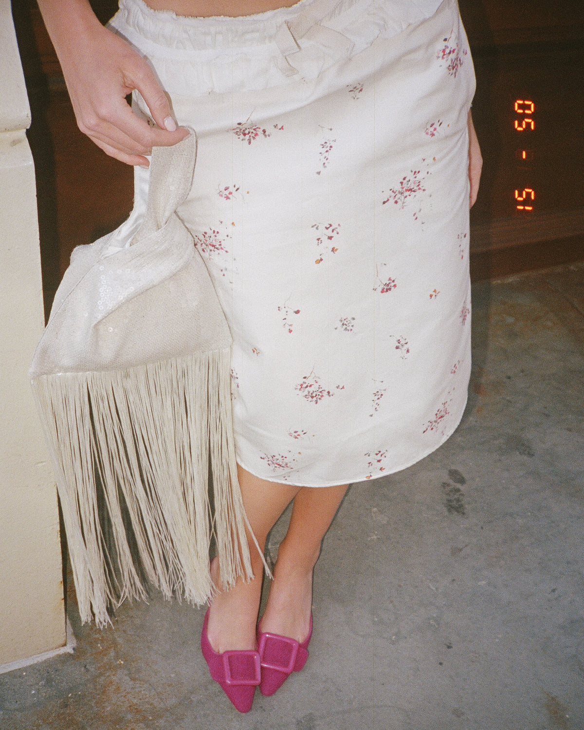 Tassel Japanese knot bag